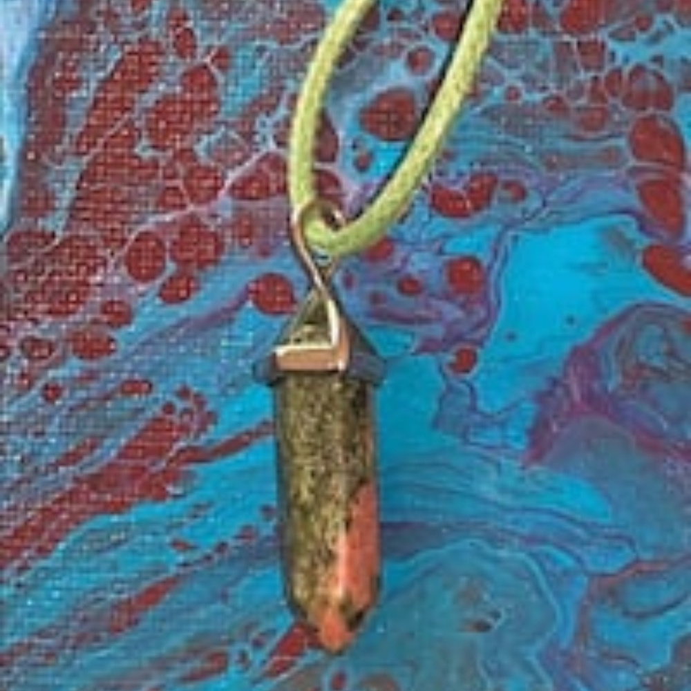 UNAKITE Crystal Rope Talisman Necklace